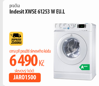 Pračka Indesit XWSE 61253 W EU.L