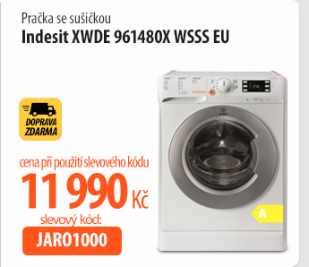 Pračka se sušičkou Indesit XWDE 961480X WSSS EU