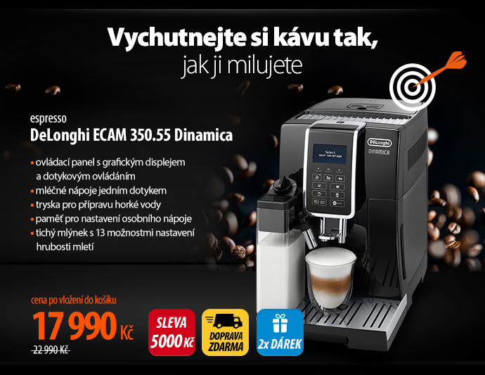 Espresso DeLonghi ECAM 350.55 Dinamica