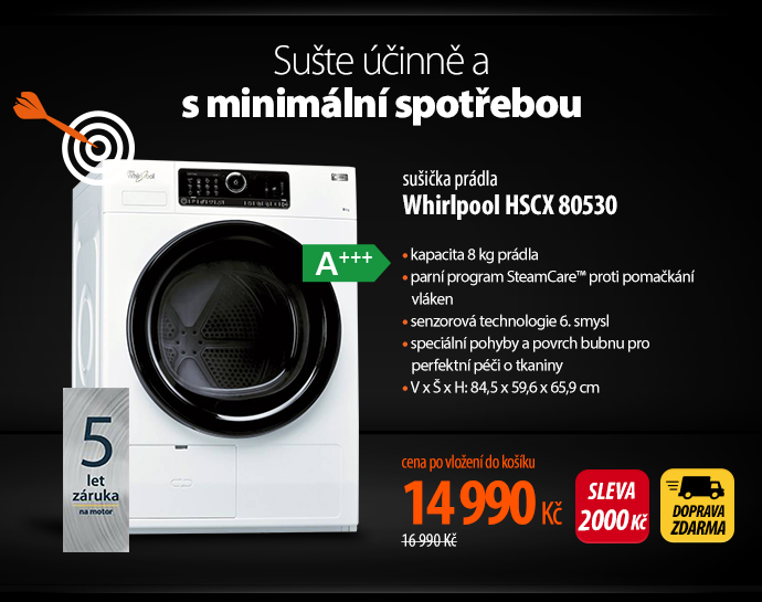 Sušička prádla Whirlpool HSCX 80530