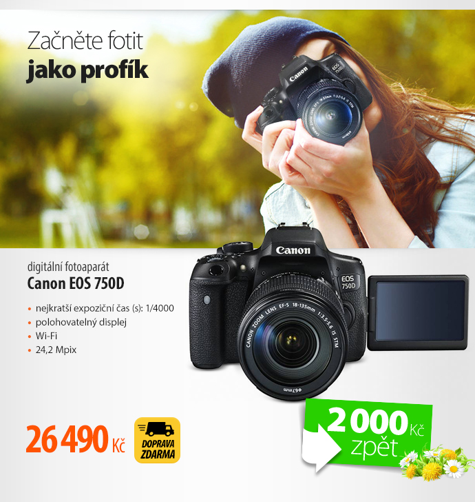Digitální fotoaparát Canon EOS 750D