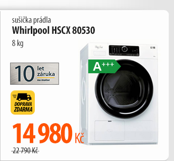 Sušička prádla Whirlpool HSCX 80530 bílá