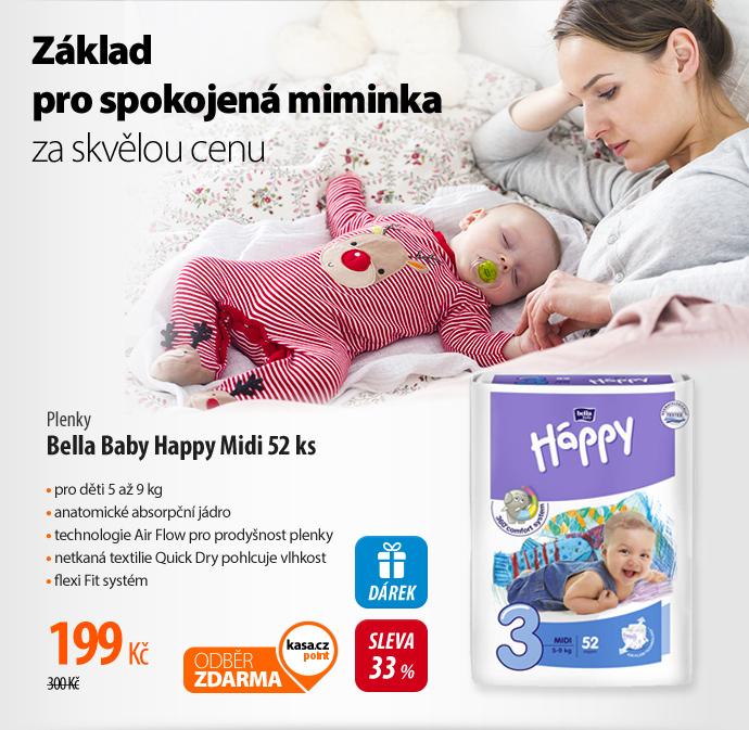Plenky Bella Baby Happy Midi 52 ks