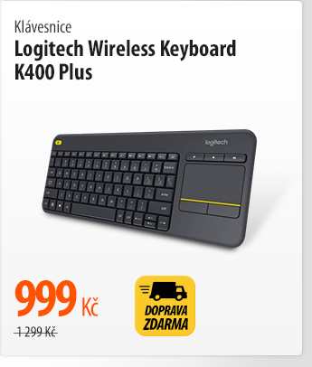 Klávesnice Logitech Wireless Keyboard K400 Plus