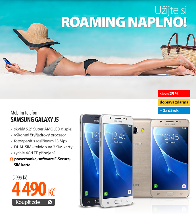 Mobilní telefon Samsung Galaxy J5