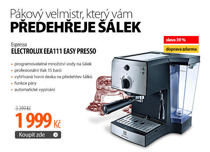 Espresso Electrolux EEA111 Easy Presso