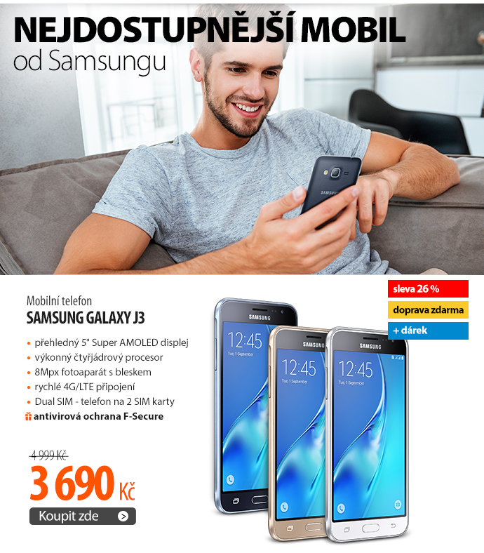 Mobilní telefon Samsung Galaxy J3
