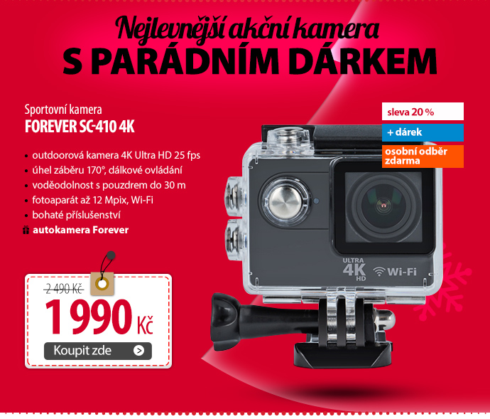 Sportovní kamera Forever SC-410 4K