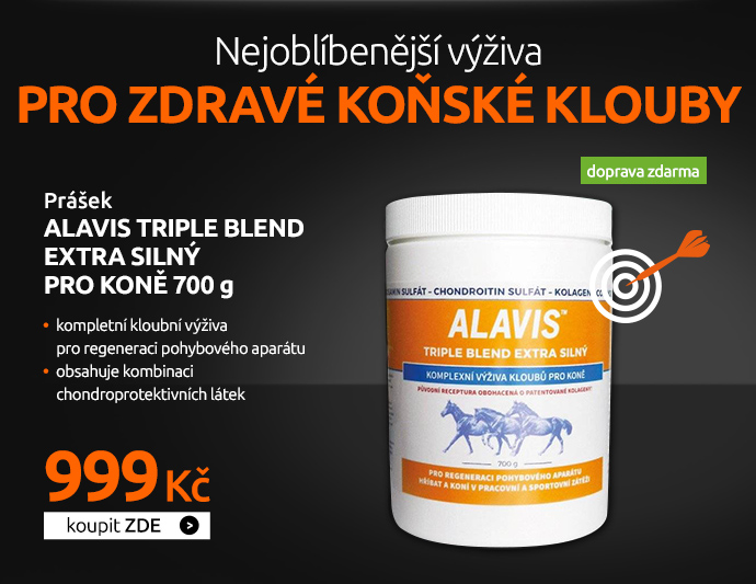 Prášek Alavis Triple Blend Extra silný pro koně 700 g
