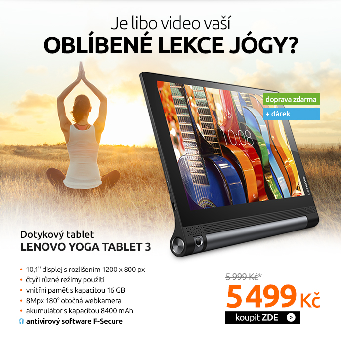 Dotykový tablet Lenovo Yoga Tablet 3