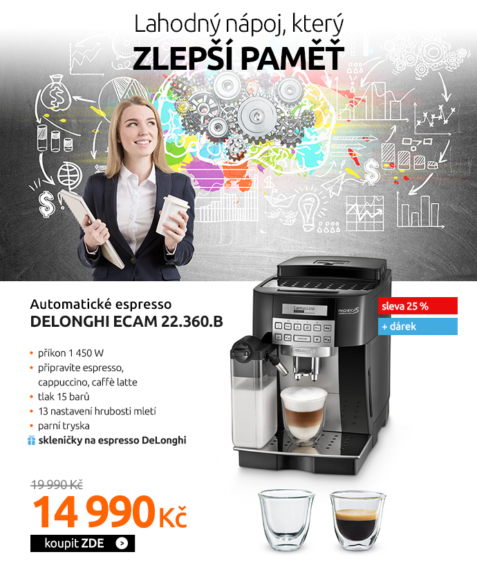 Automatické espresso DeLonghi ECAM 22.360.B