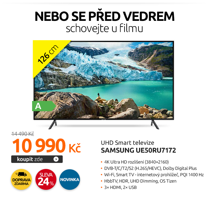 UHD Smart televize Samsung UE50RU7172